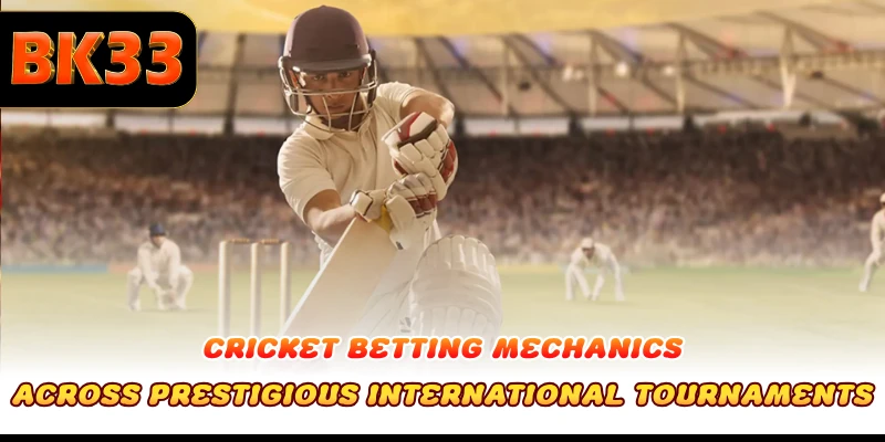 Cricket Betting mechanics across prestigious international tournaments