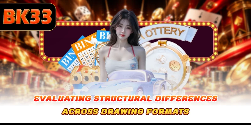 Evaluating structural differences across drawing formats