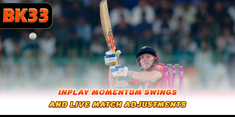 Inplay momentum swings and live match adjustments