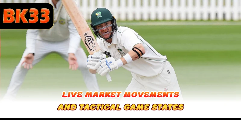 Live market movements and tactical game states