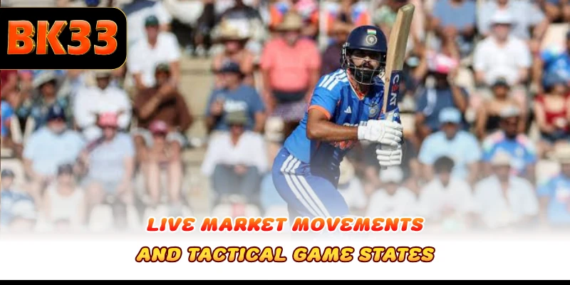 Live market movements and tactical game states