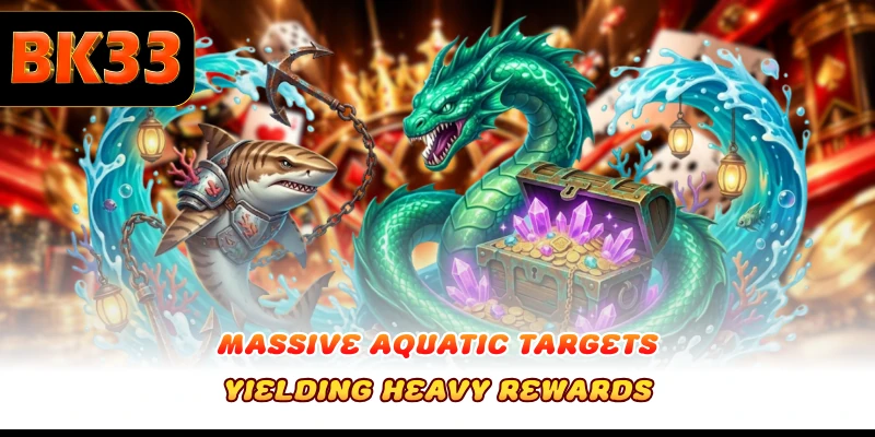 Massive aquatic targets yielding heavy rewards