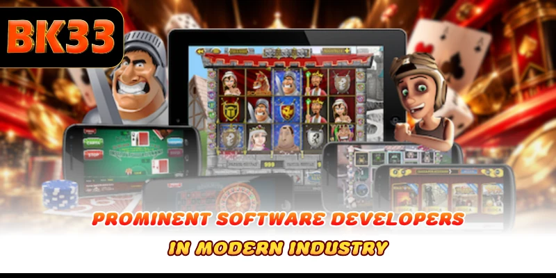 Prominent software developers in modern industry