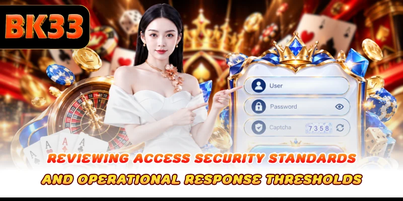 Reviewing access security standards and operational response thresholds