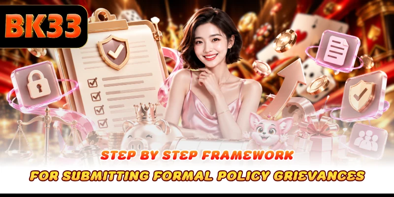 Step by step framework for submitting formal policy grievances