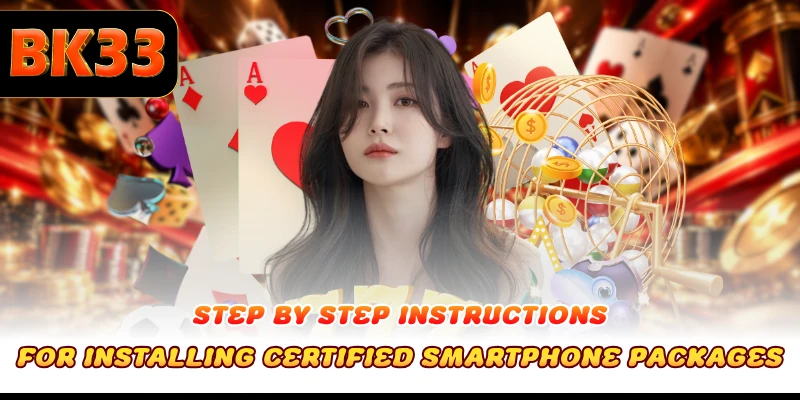 Step by step instructions for installing certified smartphone packages