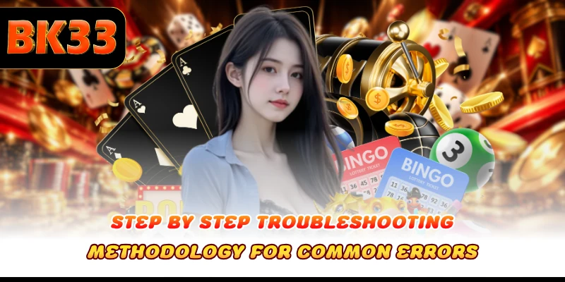 Step by step troubleshooting methodology for common errors