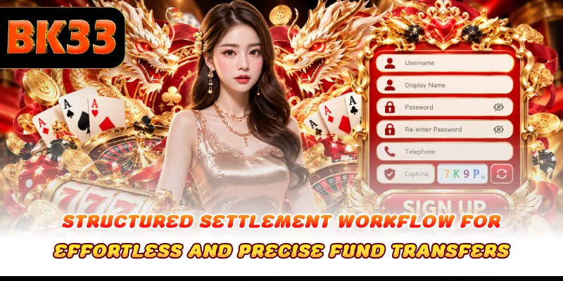 Structured settlement workflow for effortless and precise fund transfers