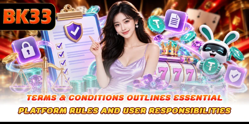 Terms & Conditions outlines essential platform rules and user responsibilities